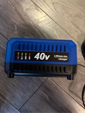 Kobalt 40v Lithium-ion Charger - Blue/Black